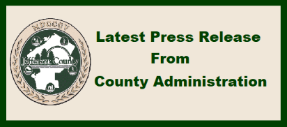 Latest Press Release From County Administration